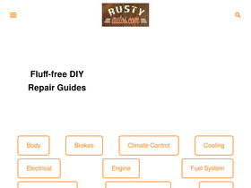'rustyautos.com' screenshot