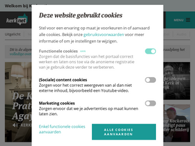 'kerknet.be' screenshot