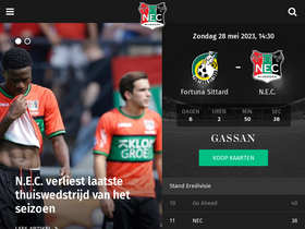 'nec-nijmegen.nl' screenshot