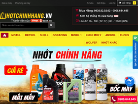 'nhotchinhhang.vn' screenshot