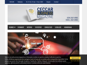'ceccarbusinessmagazine.ro' screenshot