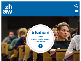 'zhaw.ch' screenshot