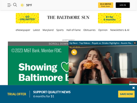 'baltimoresun.com' screenshot