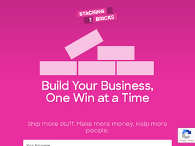 'stackingthebricks.com' screenshot