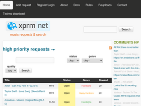 'xprm.net' screenshot