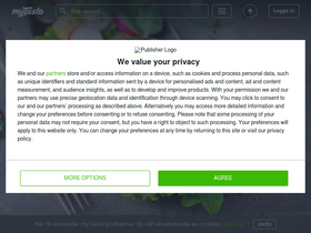 'mytaste.se' screenshot
