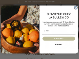 La Bulle & Co homepage screenshot