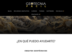 'geotecniafacil.com' screenshot