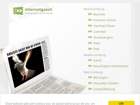 'internetgazet.be' screenshot