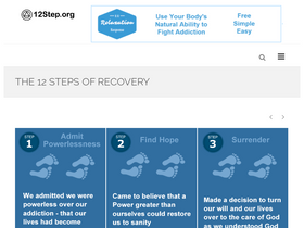 '12step.org' screenshot