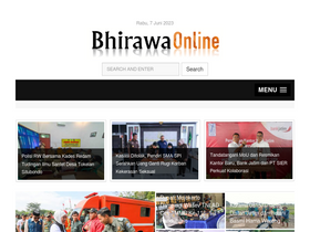 'harianbhirawa.co.id' screenshot