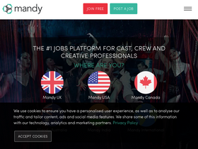 'mandy.com' screenshot