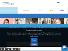 'connexion-emploi.com' screenshot