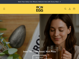 theironegg.com homepage screenshot