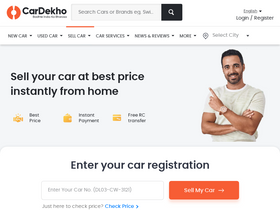 'gaadi.com' screenshot