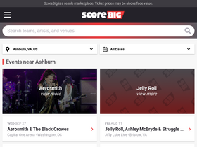 'scorebig.com' screenshot