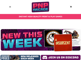 'pnparcade.com' screenshot