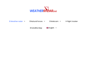'weather-radar-live.com' screenshot