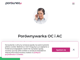 'porowneo.pl' screenshot