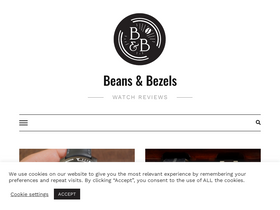 'beansandbezels.com' screenshot