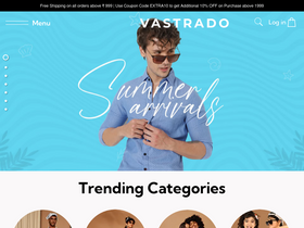 'vastrado.com' screenshot