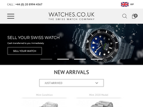 'watches.co.uk' screenshot