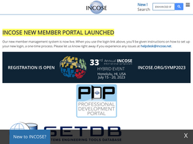'incose.org' screenshot
