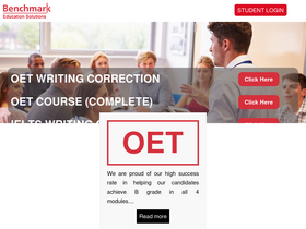 'edubenchmark.com' screenshot