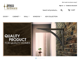 a29hardware.com homepage screenshot