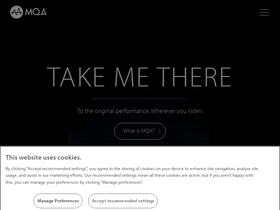 'mqa.co.uk' screenshot