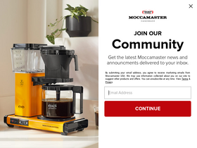'moccamaster.com' screenshot