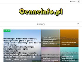 'cenneinfo.pl' screenshot