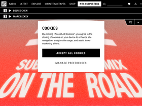 'nts.live' screenshot