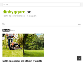 'dinbyggare.se' screenshot