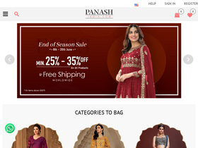 'panashindia.com' screenshot