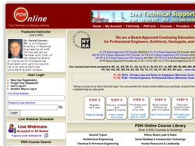 'pdhonline.com' screenshot