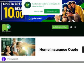'nossopalestra.com.br' screenshot