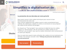 'skolengo.com' screenshot