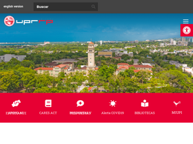 'uprrp.edu' screenshot