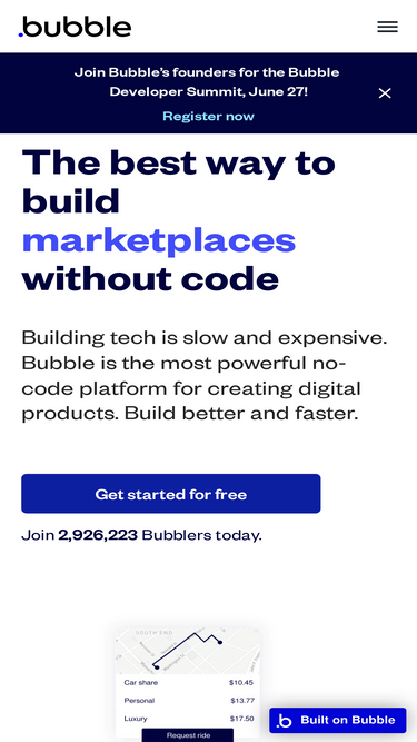bubble.io Competitors - Top Sites Like bubble.io