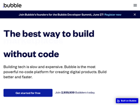 Bubble - Bubble is a powerful tool that allows users to build AI-powered apps without the need for coding.