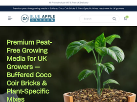 Blueapple homepage screenshot