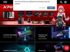 'xpg.com' screenshot