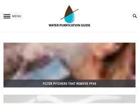 'waterpurificationguide.com' screenshot