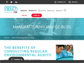 'intouch-quality.com' screenshot