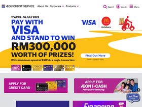 'aeoncredit.com.my' screenshot