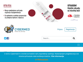 'cybermed.hr' screenshot