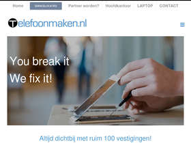 'telefoonmaken.nl' screenshot