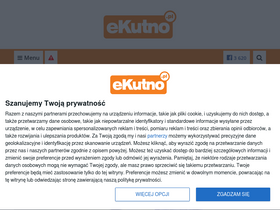 'ekutno.pl' screenshot