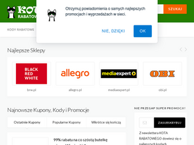 'kotrabatowy.pl' screenshot